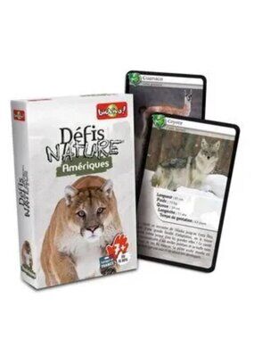 Bioviva Défis Nature- Ameriques-French Card Game New Sealed Ages 7+